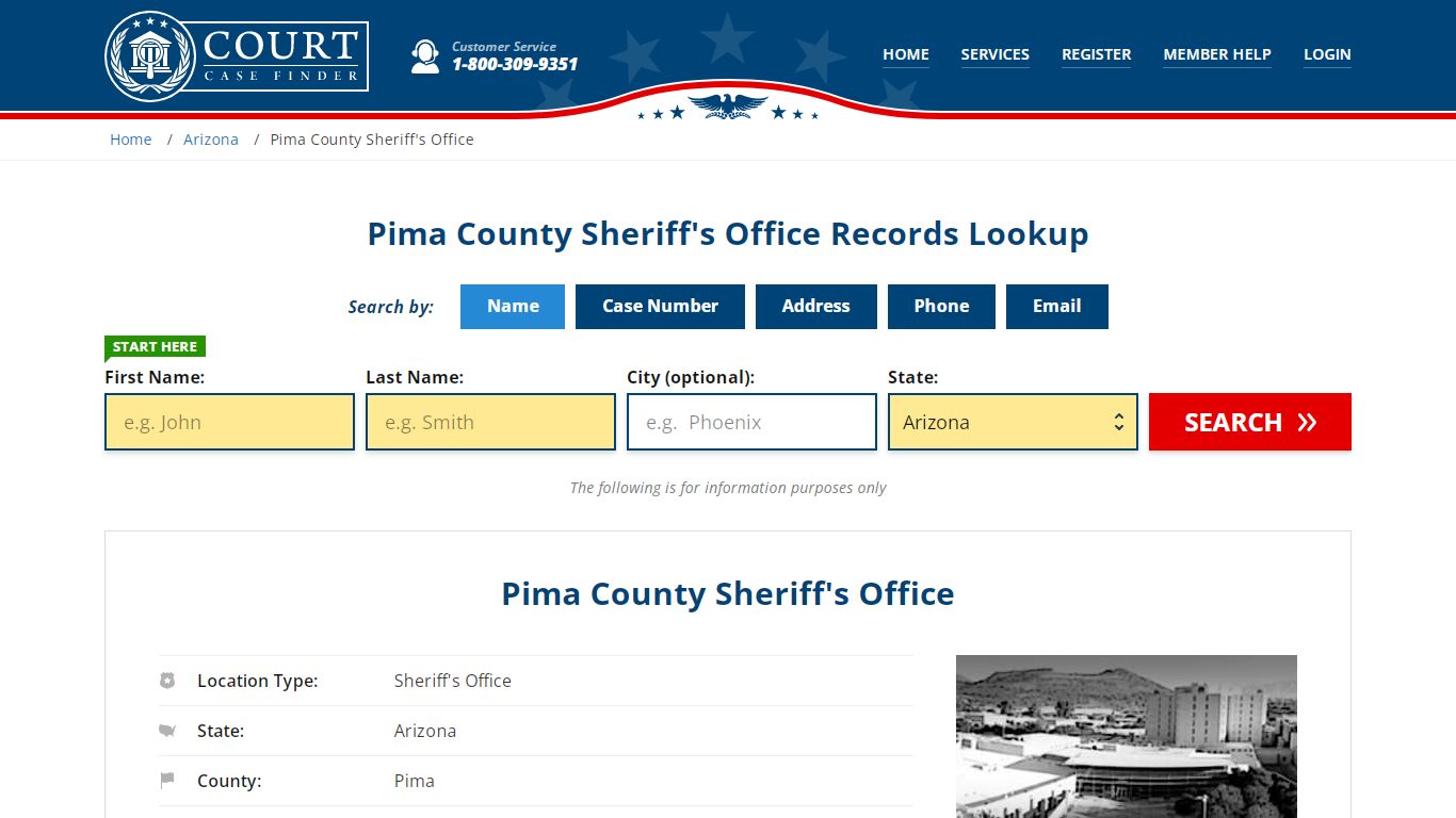 Pima County Sheriff's Office | Tucson, AZ Public Records